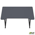 Стіл комп'ютерний Dexter DX1200 (1200х600х750Н) чорний графіт/Антрацит, фото 4