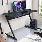 Стіл комп'ютерний Dexter DX1200 (1200х600х750Н) чорний графіт/Антрацит, фото 5