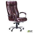 Крісло Атлантіс Хром Механізм MB Мадрас дк браун, фото 5