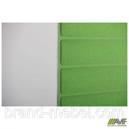 Перегородка фетрова мобільна 1124х1750 чорний графіт фетр зелений, фото 1