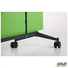 Перегородка фетрова мобільна 1124х1750 чорний графіт фетр зелений, фото 3