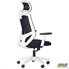 Крісло Lead White HR сидіння Нест-01 чорна/спинка Сітка HY-100 чорна, фото 9