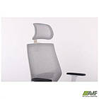 Крісло Lead White HR сидіння Нест-19 св.сіра/спинка Сітка SL-01 св.сіра, фото 10