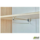 Шафа гардеробна Welcome (550х400х1960Н) чорний графіт, Дуб Сонома, фото 3