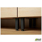 Шафа гардеробна Welcome (550х400х1960Н) чорний графіт, Дуб Сонома, фото 4