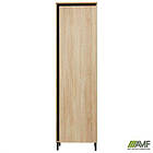 Шафа гардеробна Welcome (550х400х1960Н) чорний графіт, Дуб Сонома, фото 5