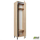 Шафа гардеробна Welcome (550х400х1960Н) чорний графіт, Дуб Сонома, фото 7