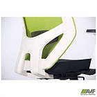 Крісло Lead White сидіння Нест-01 чорна/спинка Сітка SL-06 салатова, фото 2