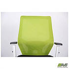 Крісло Lead White сидіння Нест-01 чорна/спинка Сітка SL-06 салатова, фото 10