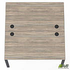 Робоча станція SIG-150 (1187х1200х750) Чорний граф/В'яз Ліберті, фото 4