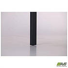 Стіл комп'ютерний Pluto ST R (1380х600х750) Дуб Ендгрейн/Чорний графiт, фото 3