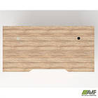 Стіл Delta DL-107 (1790х900х750мм) Блеквуд Ячмінний / Каркас білий, фото 4