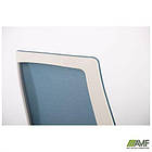 Крісло Lead White сидіння Нест-19 св.сіра/спинка Сітка SL-18 аквамарін, фото 2