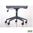 Крісло Uran Black сидіння Нест-08 сіра/спинка Сітка SL-06 салатова, фото 3