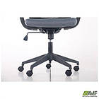 Крісло Nickel Black сидіння Нест-08 сіра/спинка Сітка SL-00 чорна, фото 3