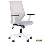 Крісло Lead White сидіння Нест-19 св.сіра/спинка Сітка SL-01 св.сіра, фото 5