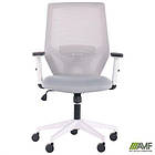 Крісло Lead White сидіння Нест-19 св.сіра/спинка Сітка SL-01 св.сіра, фото 8