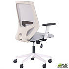 Крісло Lead White сидіння Нест-19 св.сіра/спинка Сітка SL-01 св.сіра, фото 9