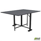 Стіл розкладний Fold 2 FL2 1400 (1380/210х1000х750Н) чорний/Антрацит, фото 8