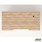 Стіл + USB Delta DL-107 (1790х900х750мм) Блеквуд Ячмінний / Каркас білий, фото 4