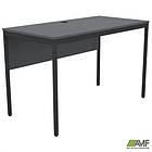 Стіл письмовий Осло (1187х600х750Н) чорний графіт, Сірий Шифер, фото 2