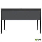 Стіл письмовий Осло (1187х600х750Н) чорний графіт, Сірий Шифер, фото 8