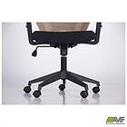 Крісло Lead Black HR сидіння Нест-01 чорна/спинка Сітка SL-02 беж, фото 3