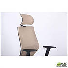 Крісло Lead Black HR сидіння Нест-01 чорна/спинка Сітка SL-02 беж, фото 10