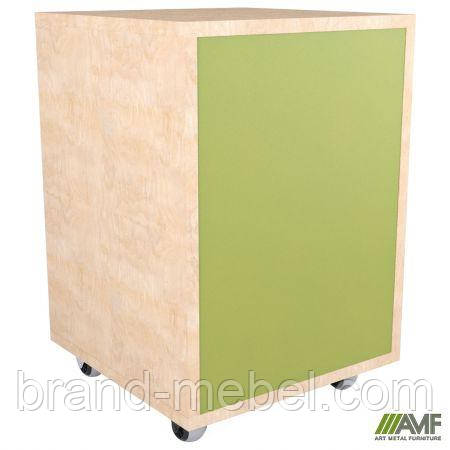 Тумба мобільна Co-working CW-400 (395х400х585) Фанера / Лайм / Білий, фото 1