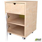 Тумба мобільна Co-working CW-400 (395х400х585) Фанера / Лайм / Білий, фото 3