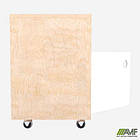 Тумба мобільна Co-working CW-400 (395х400х585) Фанера / Лайм / Білий, фото 4