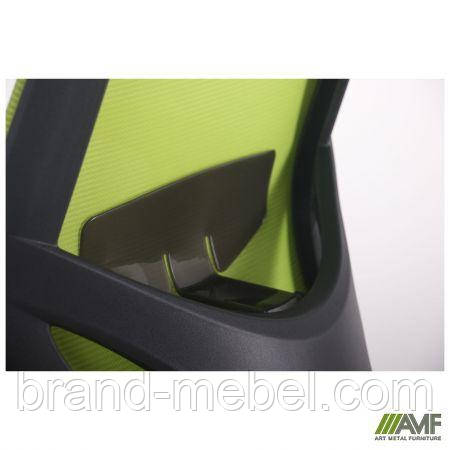 Крісло Lead Black сидіння Нест-01 чорна/спинка Сітка SL-06 салатова, фото 1