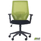 Крісло Lead Black сидіння Нест-01 чорна/спинка Сітка SL-06 салатова, фото 7