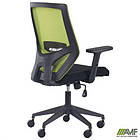 Крісло Lead Black сидіння Нест-01 чорна/спинка Сітка SL-06 салатова, фото 9