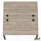 Робоча станція SIG-151 (1387х1200х750) Чорний граф/В'яз Ліберті, фото 4