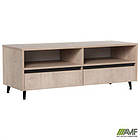 Тумба под ТВ Pluto TV-1 (1200х450х500) Дуб Ендгрейн/Чорний графіт, фото 5