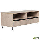 Тумба под ТВ Pluto TV-1 (1200х450х500) Дуб Ендгрейн/Чорний графіт, фото 6