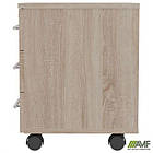 Тумба мобільна із замком ОМ-401 (400х400х500Н) (у зборі) Дуб Сонома, фото 2