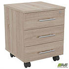 Тумба мобільна із замком ОМ-401 (400х400х500Н) (у зборі) Дуб Сонома, фото 5