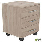 Тумба мобільна із замком ОМ-401 (400х400х500Н) (у зборі) Дуб Сонома, фото 6