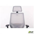 Крісло Lead Black HR сидіння Нест-08 сіра/спинка Сітка SL-01 св.сіра, фото 10