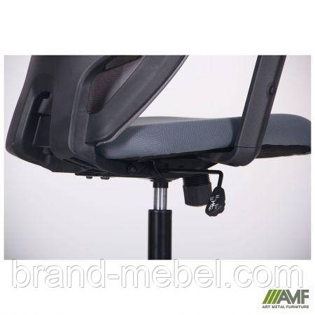 Крісло Lead Black сидіння Нест-08 сіра/спинка Сітка HY-109 сіра, фото 1