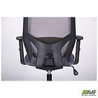 Крісло Lead Black сидіння Нест-08 сіра/спинка Сітка HY-109 сіра, фото 2