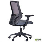 Крісло Lead Black сидіння Нест-08 сіра/спинка Сітка HY-109 сіра, фото 9