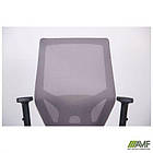 Крісло Lead Black сидіння Нест-08 сіра/спинка Сітка HY-109 сіра, фото 10