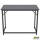 Стіл розкладний Fold FL1000 (1000х600х750Н) чорний/Сірий Шифер, фото 9