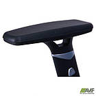 Крісло Онлайн Алюм сидіння Сітка чорна / спинка Сітка синя, фото 2