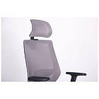 Крісло Lead Black HR сидіння Нест-08 сіра/спинка Сітка HY-109 сіра, фото 10