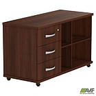 Тумба мобільна з ЦЗ МГ-408L (1046х450х620мм) горіх темний (в зборі), фото 2