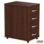 Тумба приставна з ЦЗ МГ-418 (430х600х750мм) горіх темний (в зборі), фото 2